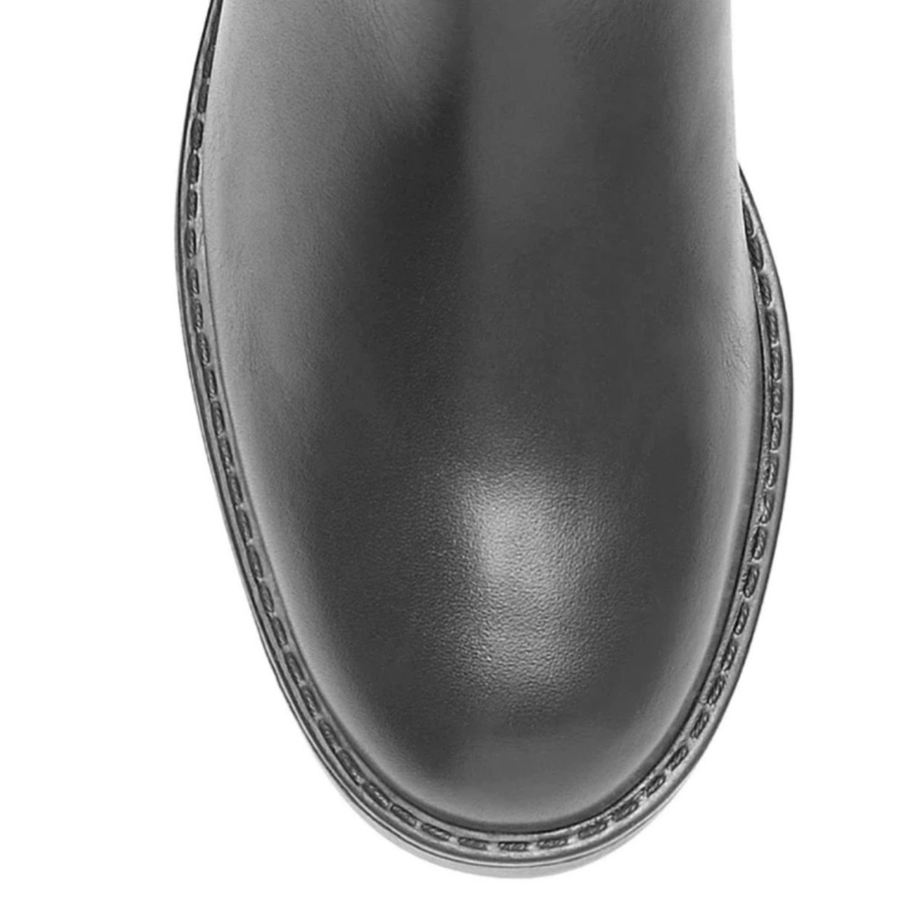 Blondo Evie Black Leather Riding Boots Size 7.5 - Picture 3 of 15